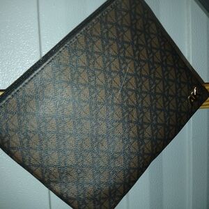 Anne Klein Brown Clutch Wristlet